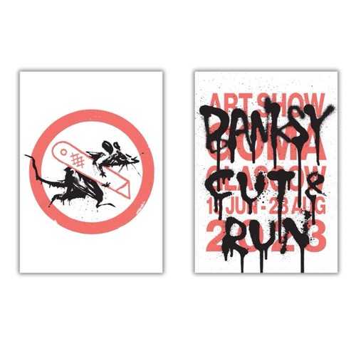 Banksy cut and run - and, un