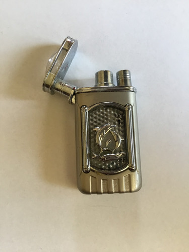 Vintage silver dolphin - silver,