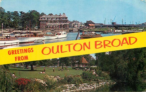 Oulton broad greeting card - greeting,