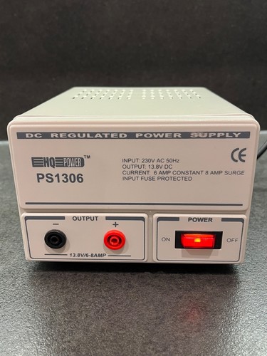 Ps1306 power supply 6 8 - supply, 13.8v