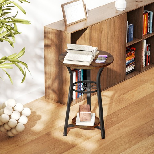 Small round side table with - round,