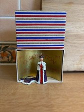 1953 Queen Elizabeth II Coronation Lead Figure In Original Presentation Box