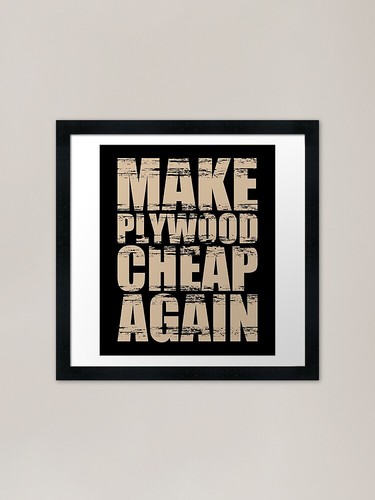 Make plywood cheap again - plywood,