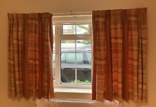 Orange Curtains 131 cm Drop