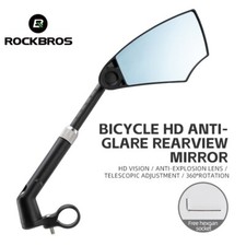RockBros Bicycle Rear View Mirrors MTB Road Bike 360°Convex Side Rearview Mirror