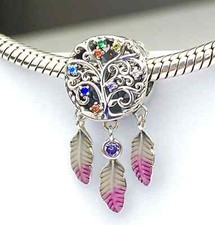 Dream Catcher Charm Tree Of Life Love Family 925 Sterling Silver Gift Present?