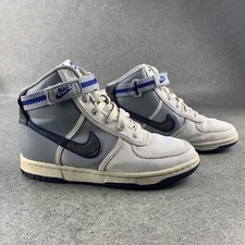 Nike Vandal Mid Leather Trainers UK5/US5.5/E38  314674-100 White Grey Blue Retro