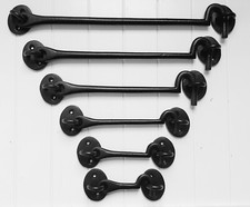 Black Cabin Hook And Eye Iron