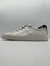 Hudson London Shoes White Leather Low Sneakers Lace Up Mens EUR 46 US 11.5-12