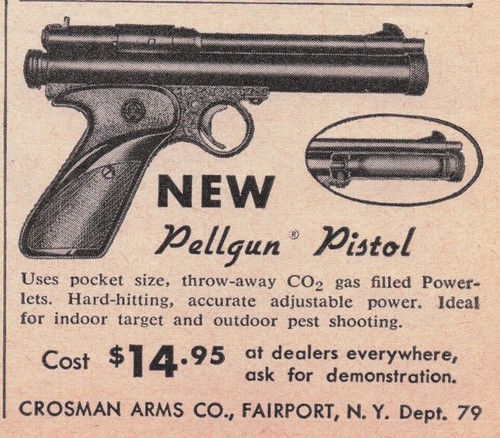 Vintage crosman pellgun - crosman,