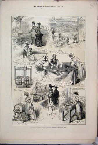 Original old antique print - original,