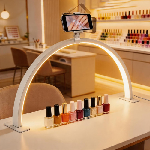 Half moon light - light, nail