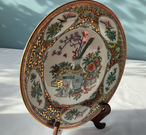 Vintage chinese porcelain 23cm - vintage,