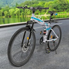 Foldable Mountain Bike 21 Speed Mountain Bike Mountain Bike for Youth Adult