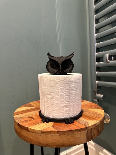 Owl toilet roll holder - roll, stand