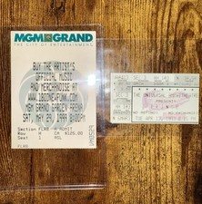 2 x Genuine Prince concert Tickets! From 1993 + 1999 Prince Concert Tours!