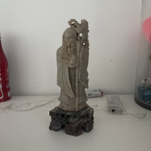 Antique carved soapstone