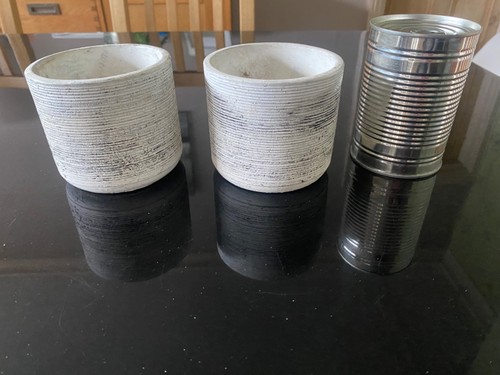 Plant pots pair ceramic indoor - pair,