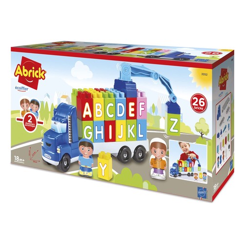 Ecoiffier abrick letter truck - abrick,
