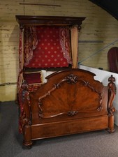 Victorian Mahogany Half Tester