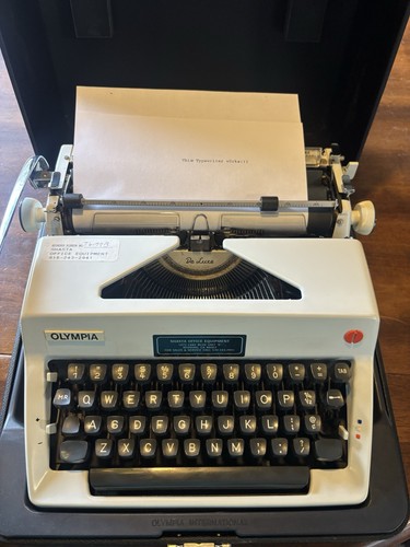 Vtg olympia luxe portable - luxe,