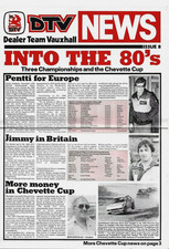 Vauxhall DTV News Issue 8 1979-1980 UK Market Foldout Brochure Chevette