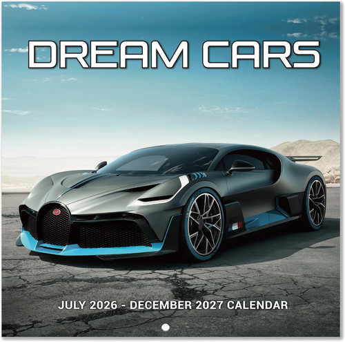 Calendar 2026 2027 cars wall - 2026-2027,