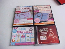 4 x Cardmaking  and Christmas Crafting CD Roms and DVDs (CH)