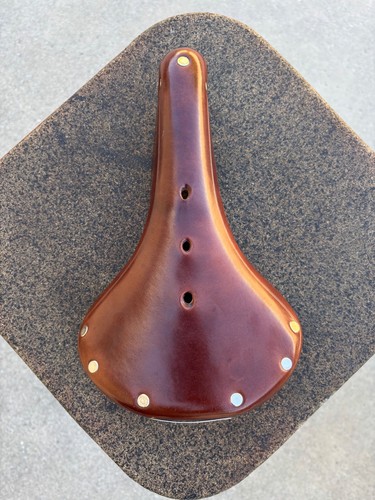 Brooks leather saddle - leather,