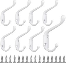 Sheryl&Rain White Coat Hooks