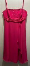 Kelsey Rose Pink Jewelled Dress Wedding Prom Cocktail Ballgown Size 16