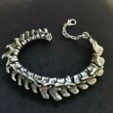Vertebrae Bracelet Pewter