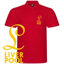 Liverpool Pocket Crest Polo Shirt Mens Fanmade Merchandise