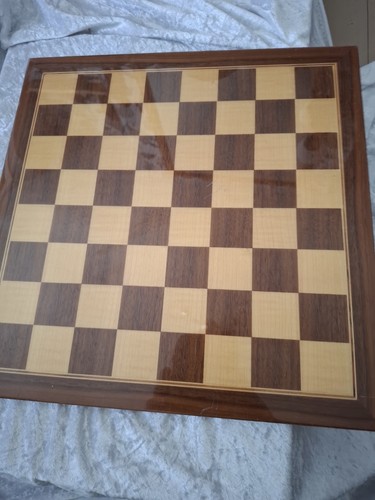 Wooden chessboard 37cm - ,