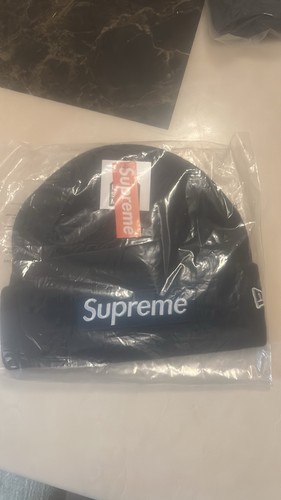 Supreme black knit beanie hat - beanie,