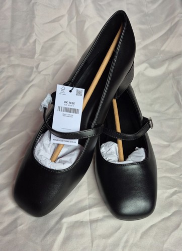Yours black mary jane shoes - black,
