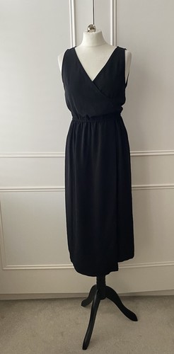Monki black midi - midi, dress