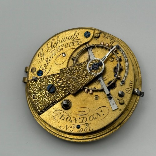 English lever fusee pocket - english,
