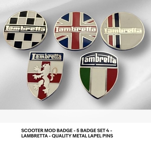Mods scooter pin badges fred - mods,