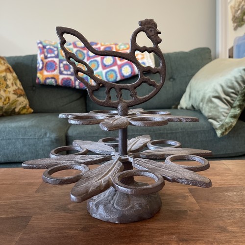Vtg cast iron - vtg, chicken