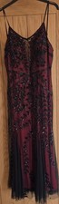 Beautiful Black Over Red Long