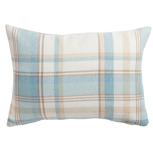 Tartan check boudoir cushion - check,