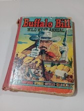 Buffalo Bill Wild West Annual 1951 Hardcover Book vintage Cowboys Indians B6