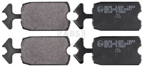 Front brake pad set s - brake,