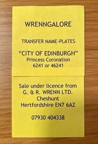 Wrenn hornby dublo city - hornby, of
