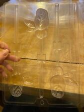 CHOCOLATE ROSE BUD LOLLIPOP PROFESSIONAL MOULD 3 SHAPES ON 1 TRAY