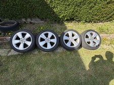 Alloys With New Tires For Audi