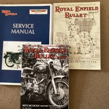 Royal Enfield  Service Manual & Parts Books For Bullet Electra 500cc 2016 - 2019