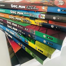 ⭐Dog Man Series Books Set By