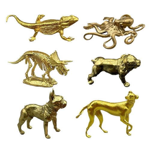 Animal statue alloy figurine - alloy,